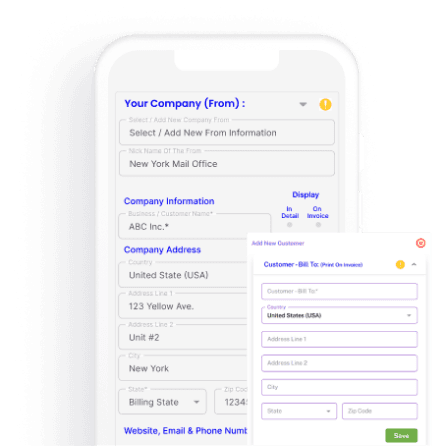 customize invoice