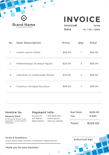 Enter Business and Client Details